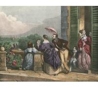 YIMACBJXX Famoso Parete Immagine Arte Dipinto El regreso del regreso de los deportistas de caza de Achille Devéria per L'arredamento del Soggiorno 60x90cm