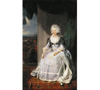 YIMACBJXX Famoso Parete Immagine Arte Dipinto La reina Carlota esposa de Jorge III de Lawrence per L'arredamento del Soggiorno 60x90cm
