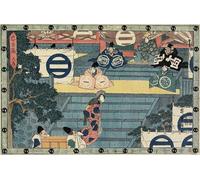 YIMACBJXX Famoso Parete Immagine Arte Dipinto Prólogo de Utagawa Hiroshige per L'arredamento del Soggiorno 60x90cm