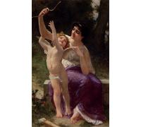 YIMACBJXX Famoso Parete Immagine Arte Dipinto Venus y Cupido de Guillaume Seignac per L'arredamento del Soggiorno 60x90cm