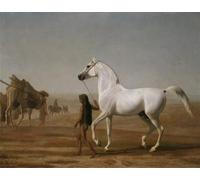 YIMACBJXX Famoso Poster Stampa Stampe Pittura El árabe Wellesley Grey conducido a través del desierto de Jacques Laurent Agasse per la Decorazione Della Parete 60x90cm