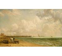 YIMACBJXX Famoso Poster Stampa Stampe Pittura Embarcadero de Yarmouth por John Constable per la Decorazione Della Parete 60x90cm