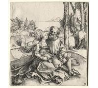 YIMACBJXX Famoso Poster Stampa Stampe Pittura La oferta de amor o la pareja mal surtida de Albrecht Dürer per la Decorazione Della Parete 60x90cm