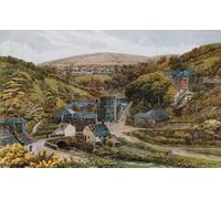 YIMACBJXX Famoso Poster Stampa Stampe Pittura Pueblo de Boscastle de Alfred Robert Quinton per la Decorazione Della Parete 60x90cm