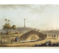 YIMACBJXX Famoso Poster Stampa Stampe Pittura Puente de Egipto sobre el canal de Alejandría de Mayer per la Decorazione Della Parete 60x90cm