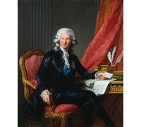YIMACBJXX Famoso Poster Stampa Stampe Pittura Retrato de Charles Alexandre De Calonne por Louise Elisabeth Vigée Le Brun per la Decorazione Della Parete 60x90cm