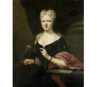 YIMACBJXX Famoso Poster Stampa Stampe Pittura Retrato de María Magdalena Stavenisse por Cornelis Troost per la Decorazione Della Parete 60x90cm