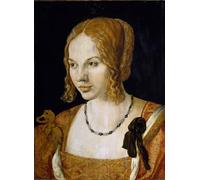 YIMACBJXX Famoso Poster Stampa Stampe Pittura Retrato de unamujer veneciana Pintura de Albrecht Dürer o Duerer per la Decorazione Della Parete 60x90cm