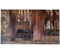 YIMACBJXX Famoso Tela e Immagini Mural Dipinto Catedral de la Iglesia Lady Chapelhrist por William Matthison per L'arredamento Della Camera da Letto 60x90cm