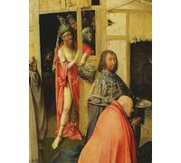 YIMACBJXX Famoso Tela e Immagini Mural Dipinto Cristo cargando la cruz de Hieronymus Boske per L'arredamento Della Camera da Letto 60x90cm