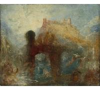 YIMACBJXX Famoso Tela e Immagini Mural Dipinto Cueva de la Reina Mabs por Mallord William Turner per L'arredamento Della Camera da Letto 60x90cm