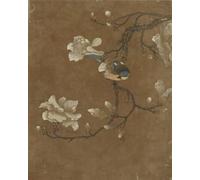 YIMACBJXX Famoso Tela e Immagini Mural Dipinto Diez imágenes de pájaros y flores de la escuela china de la dinastía Ming per L'arredamento Della Camera da Letto 60x90cm