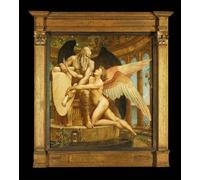 YIMACBJXX Famoso Tela e Immagini Mural Dipinto el rollo del destino de Walter Crane per L'arredamento Della Camera da Letto 60x90cm
