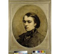 YIMACBJXX Famoso Tela e Immagini Mural Dipinto Retrato de Henri Didier por artista famoso per L'arredamento Della Camera da Letto 60x90cm