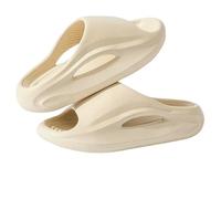 YIMAISZQ Ciabatte Uomo Slifori da Spiaggia della Moda Eva Soft Sole Solide Maschi Le Pantofole per Maschio Legger-cachi-42-43