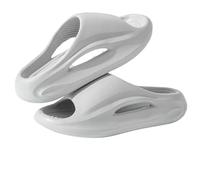 YIMAISZQ Ciabatte Uomo Slifori da Spiaggia della Moda Eva Soft Sole Solide Maschi Le Pantofole per Maschio Legger-grigio-38-39