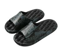 YIMAISZQ Ciabatte Uomo Uomini Estate Pantofole Sandali da Spiaggia Flip Flop Stampa Spessore Venduto Ragazzi Ragazze Unisex Casa Bagno Scarpa Grande Taglia 46-47-nero-48-49