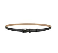YIMAISZQ Cintura Sottile Donna Donne A Doppia Faccia da Forno con Fibbia della Casual Cinghia-nero-105 Cm