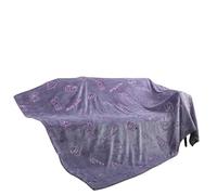 YIMAISZQ Coperta Glow in Stelle Luminose Coperte Scure Design da 150x200 Cm più Magica Fluorescente Calza Calda Morbida-viola-75x100