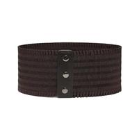 YIMAIWLX Cintura Donna Cinture Elastiche Elastiche con Bottone A Bottone Elastico della Cintura delle Donne-caffè-70-95cm