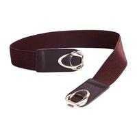 YIMAIWLX Cintura Donna Fashion Pu Cinture Larghe Elastiche in Pelle per Le Donne Allungare Il Vestito in Vita Spessa più Taglia-caffè-65 Cm (da 68 Cm A 90 Cm)