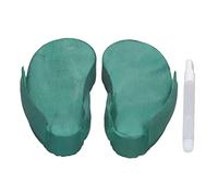 yiMANtrading 2 Pezzi di Cuscinetti per Zoccoli di bovini in Gomma Verde, Accessori per la toelettatura degli Zoccoli con Adesivo, Morbido e Resistente Rivestimento Protettivo per Zoccoli da UTI