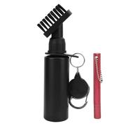 yiMANtrading Spazzola pulisci Mazze da Golf con Bottiglia Squeeze antiperdita da 150 ml e Strumento affilatore per scanalature, Kit Professionale di Pulizia per Mazze da Golf, Accessorio (Rossa)