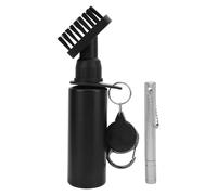yiMANtrading Spazzola pulisci Mazze da Golf con Bottiglia Squeeze antiperdita da 150 ml e Strumento affilatore per scanalature, Kit Professionale di Pulizia per Mazze da Golf, Accessorio (Argento)