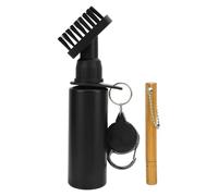 yiMANtrading Spazzola pulisci Mazze da Golf con Bottiglia Squeeze antiperdita da 150 ml e Strumento affilatore per scanalature, Kit Professionale di Pulizia per Mazze da Golf, Accessorio (Oro)
