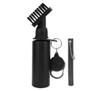 yiMANtrading Spazzola pulisci Mazze da Golf con Bottiglia Squeeze antiperdita da 150 ml e Strumento affilatore per scanalature, Kit Professionale di Pulizia per Mazze da Golf, Accessorio (Nera)