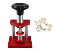 yiMANtrading Strumento a vite per pressare la cassa posteriore di orologi con lunetta in cristallo di precisione, dotato di 20 stampi per riparazione orologi, compatibile con modelli 5500A e 55