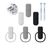 YIMATEECO 6 parti, 2 in 1, cavo di ricarica doppio tipo C, in silicone, protegge e prolunga la durata del cavo di ricarica, compatibile con iPhone Android (nero, bianco, grigio)