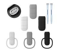 YIMATEECO 6 protezioni per cavi dati 2 in 1 USB A/C, cavo di ricarica in silicone, proteggono e prolungano la durata del cavo di ricarica, compatibili con Android (nero, bianco, grigio)