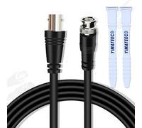 YIMATEECO Cavo coassiale RG59 Cavo BNC 1 m, BNC maschio a B-NC femmina 75 Ohm C-avo di prolunga CCTV C-avo video per telecamera di videosorveglianza Sistema CCTV (C-avo B-NC da 1 m, 1 pezzi, Nero)