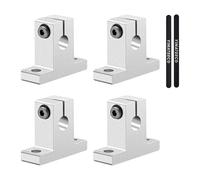 YIMATEECO Linear Motion Rail - Supporto per guida a morsetto, 4 pezzi SK20, in lega di alluminio, supporto onda verticale per stampanti 3D