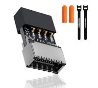 YIMATEECO Mainboard USB2.0 9Pin Adattatore USB2.0 Maschio Header a Type-E Type-C Femmina Convertitore di interfaccia USB 3.2 Gen 1 Header Adapter per Estensione Pannello Frontale