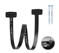 YIMATEECO OBD2 - Cavo diagnostico per auto OBD II, 16 pin maschio a femmina, adattatore a nastro, cavo diagnostico ultra basso (100 cm, 1 pezzo)