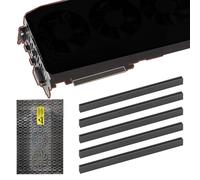 YIMATEECO PCIE 16X Gold Finger Protector Graphics Card Protector Dust Cap for Graphics Card Shipping Processo (nero, 5 pezzi)