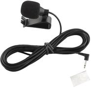 yimeizhiguang Microfono per auto da 3,5 mm HD Voice con cavo da 3 m, montaggio microfono esterno per unità principale dell'auto, Bluetooth, audio, radio, GPS, DVD, Plug and Play
