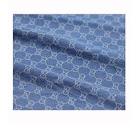 Yimihua Tessuto Denim Tessuto Denim per Cucire Tessuto di Cotone Tessuto per Indumenti di Cotone Stampato Sartoria 150 cm di Larghezza E Mezzo Metro(Color:Azzurro)