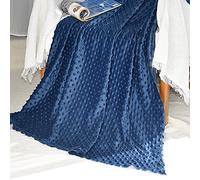Yimihua Tessuto di Peluche al Metro Tessuto Pile Tessuto in Velluto per Sfondo Sciarpa Fai da Te Cucito a Mano Bambola Cuscino Cuscino del Sedile 180 * 100cm(Color:Marina Militare)