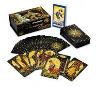 YIMINGOUFEI Tarocchi Inglesi Waite in Oro Nero, 78 Carte in PVC