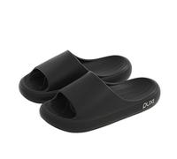 Yimuzche Claquettes - Pantofole da donna in EVA, antiscivolo, sandali con suola spessa e confortevoli, da uomo, Nero , 40/41 EU