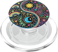 Yin and Yang Balance. Tai Chi, Qi Gong, Reiki Flow, Colorful PopSockets PopGrip per MagSafe