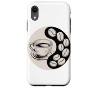 Yin And Yang Caffè Tazza Chicchi Caffeina Espresso Barista Custodia per iPhone XR