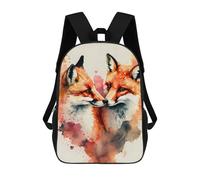 Yin And Yang Koi Fish Zaino Scuola Per Bambini Con Stampa 3D, Zaino Moderno Per Ragazzi E Ragazze, Zaino Casual Per Studenti., Romantic Fox Couple, 17"