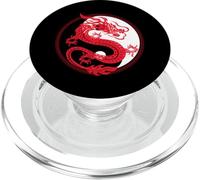 Yin e Yang drago cultura mito arte cinese regalo PopSockets PopGrip per MagSafe