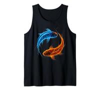 Yin e Yang - Equilibrio - Spirituale - Pesce Koi Giapponese Canotta