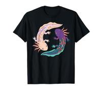 Yin Yang Axolotl Grafico Cinese Filosofia Arte Taoismo Maglietta