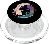 Yin Yang Axolotl Grafico Cinese Filosofia Arte Taoismo PopSockets PopGrip per MagSafe